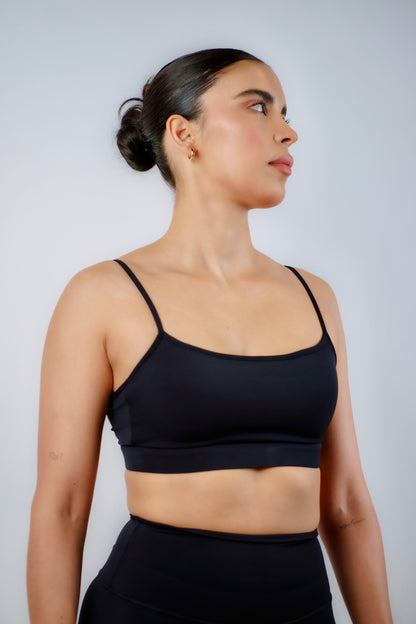 Sport Bra “W” - Negro