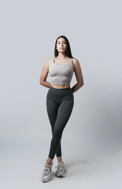 Legging Power Sculpt - Humo Verdoso