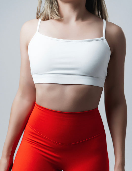 Sport Bra “W” - Blanco