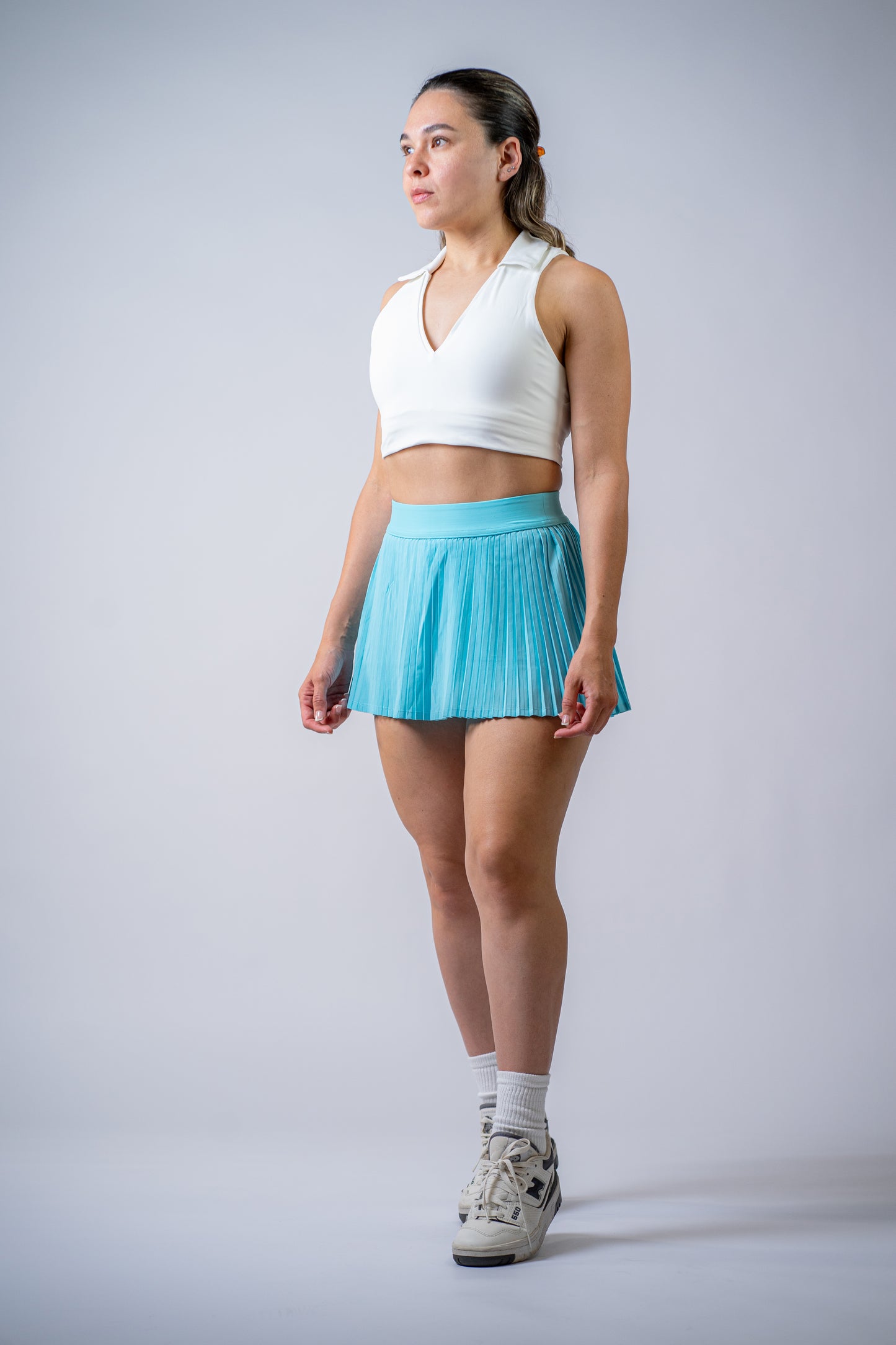 Falda “I” - Celeste