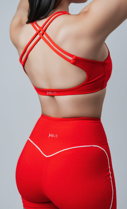 Sport Bra - Power Red