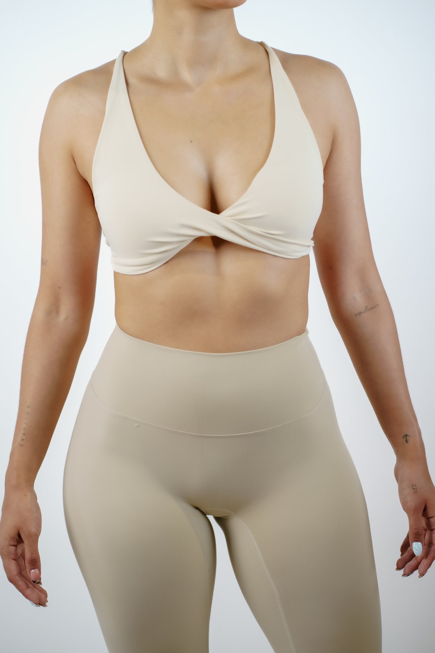 Sport Bra Moño - Ivory