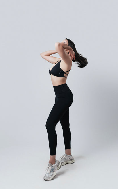 Sport Bra Moño - Black