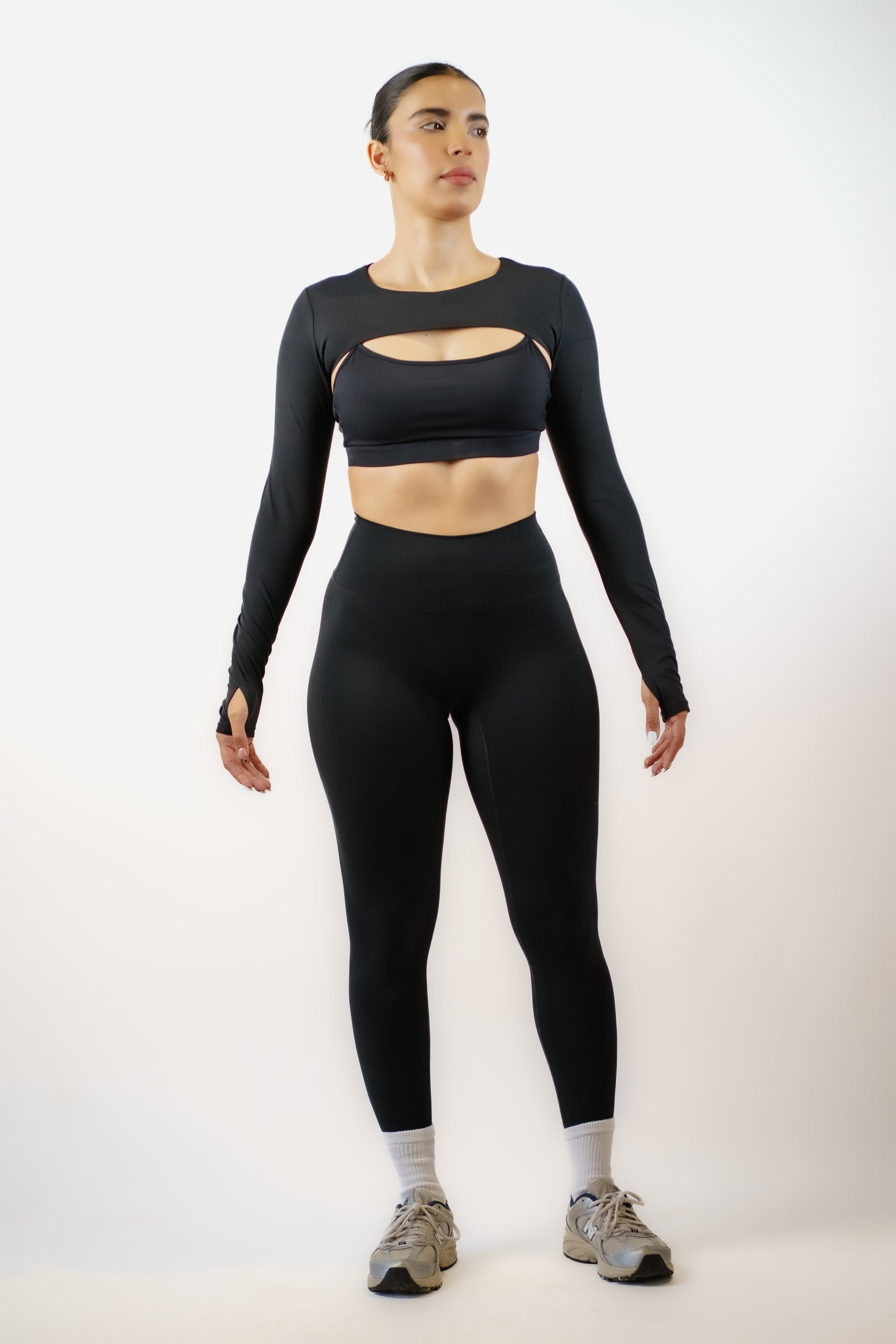 Sport Bra “W” - Negro