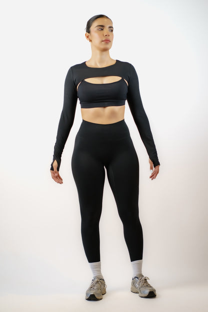 Sport Bra “W” - Negro