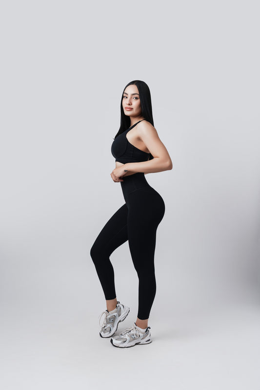 Leggings Invisible Scrunch - Black